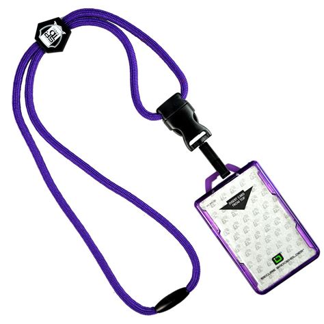 lanyard with an rfid reader|rfid blocking badge holder.